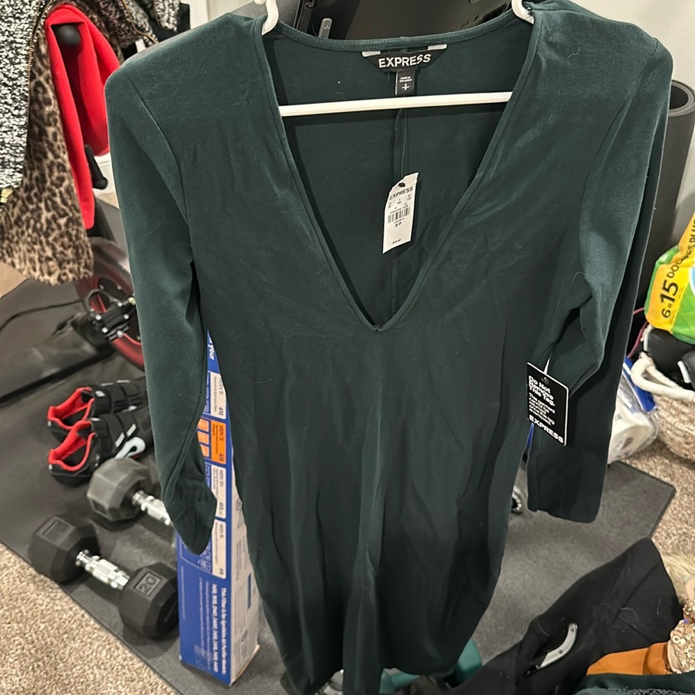 Express green dress